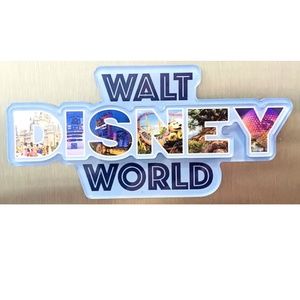 NEW Disney Parks Walt Disney World Magnet Hard Acrylic